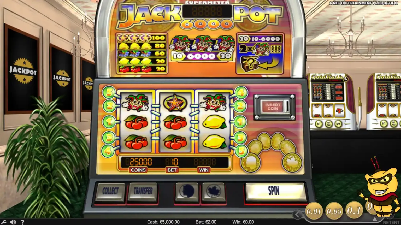 Besondere Funktionen bei Jackpot 6000