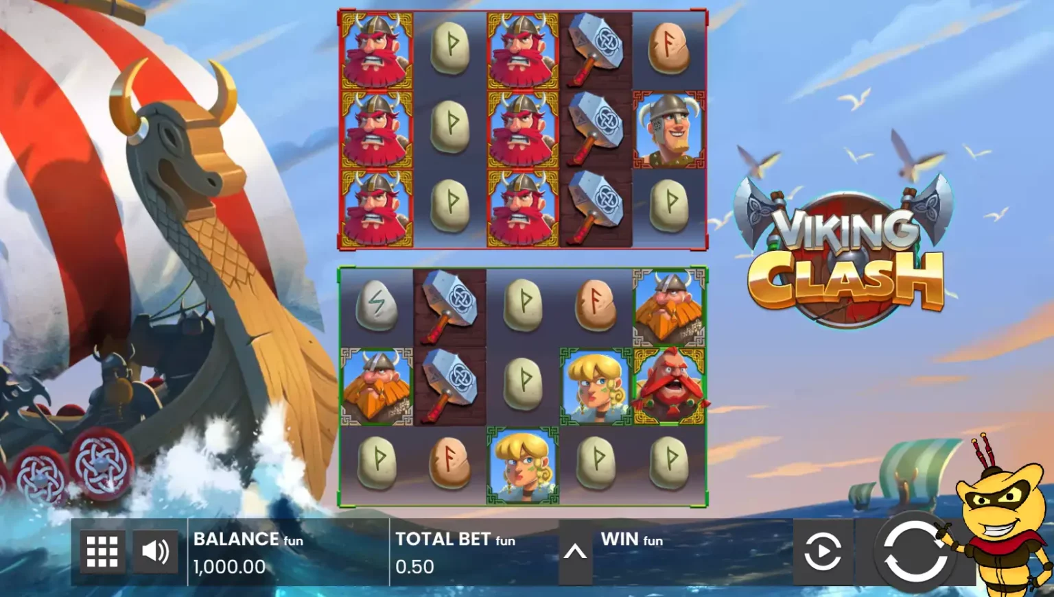 Den Viking Clash Slot um echtes Geld spielen 