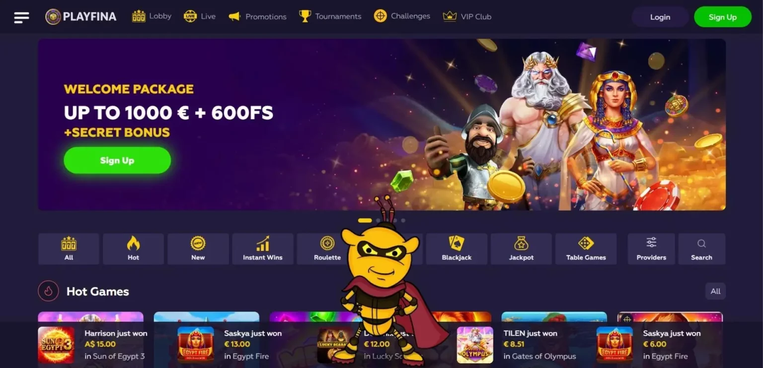 playfina bonus