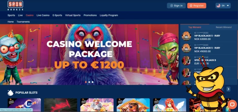 Spinbookie Casino Review