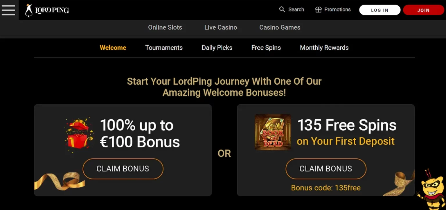 Explore Bonuses at Lord Ping Casino